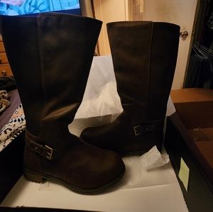 Lane Bryant Brown wide calf boot 👢